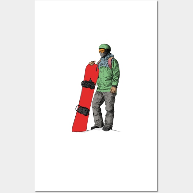 Snowboard Wall Art by sibosssr